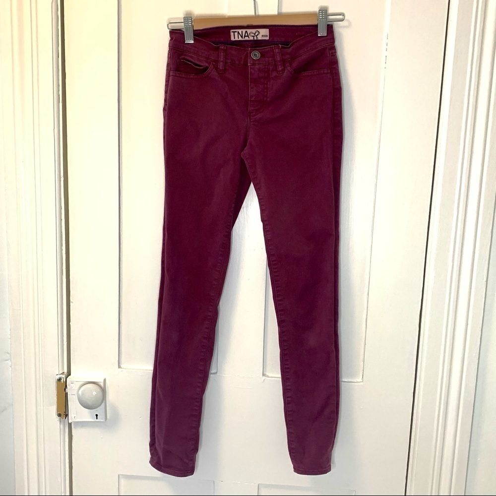 Tna Maroon Pants